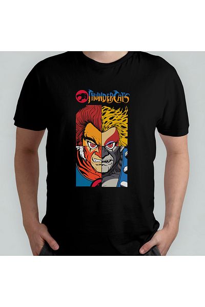 Pixxa Μπλουζάκι Thundercats Crew Neck 100% βαμβακερό - Μοντέλο 1