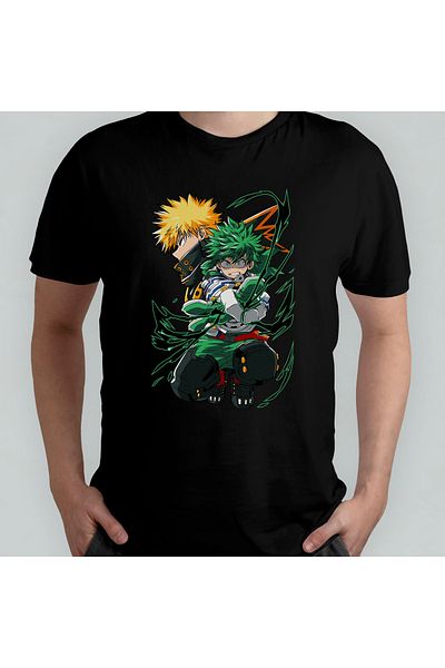 Pixxa Μπλουζάκι My Hero Academia Crew Neck 100% βαμβακερό - Μοντέλο 2