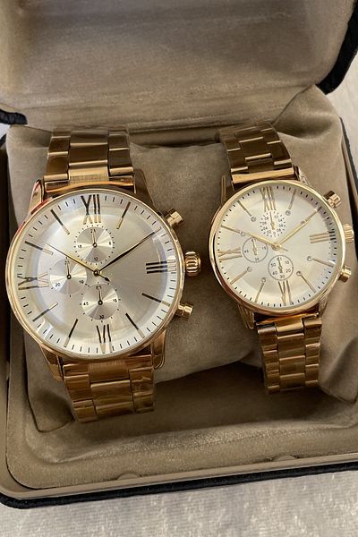 Leerybee Stylish Couple Wrist Watch for Lovers - Nla-244