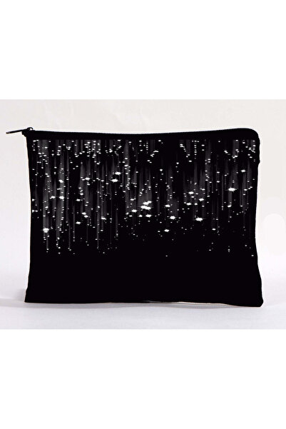 Boom town حقيبة مكياج سوداء من كلاين ستارز، حقيبة من القماش الخام