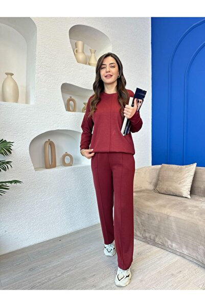 Devesta Moda Yumuşak Modal Kumaş Likralı Rahat Günlük Ve Şık Alt - Üst Takım Eşofman Takım