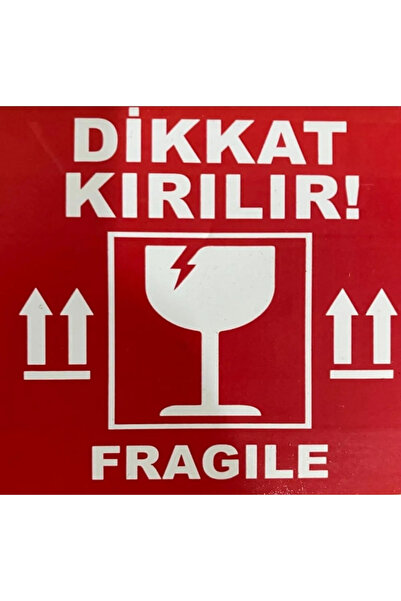 LABEL WORLD Kırılabilir Etiket Yapışkanlı 65mm X 65mm
