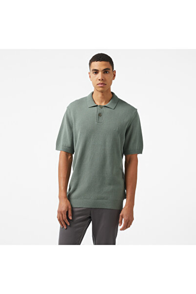 Nautica Erkek Yeşil Classic Fit Kısa Kollu Triko
