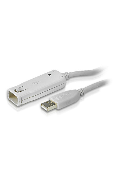 Aten 1 Port Usb 2.0 Sinyali Aktif Uzatıcı, 12 metri (ZİNCİRLEME BAĞLANTI İLE ...