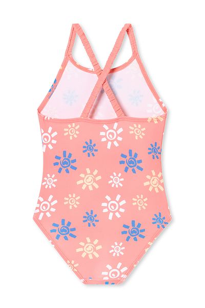 Schiesser Badeanzug Aqua Kids Girl Bade-anzug Schwimmen Bauchweg