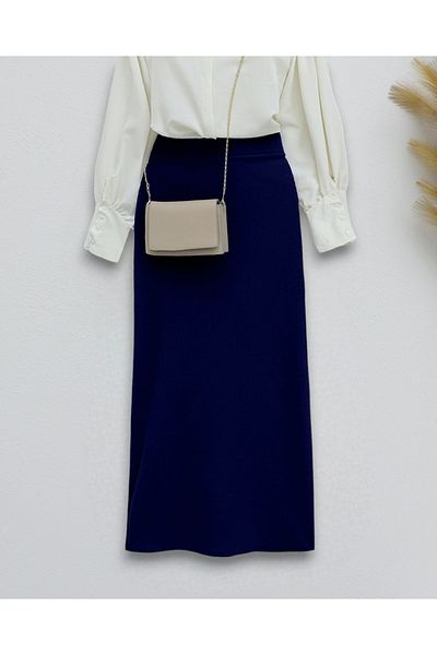 Modamorfo Laci Imported Crepe Pencil Skirt