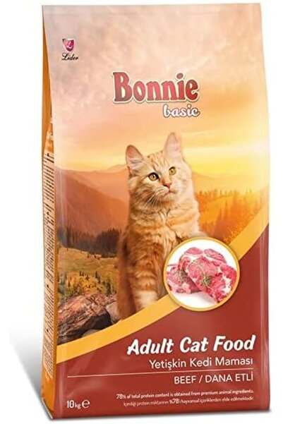Bonnie Basic Yetişkin Dana Etli Kedi Maması 10 Kg