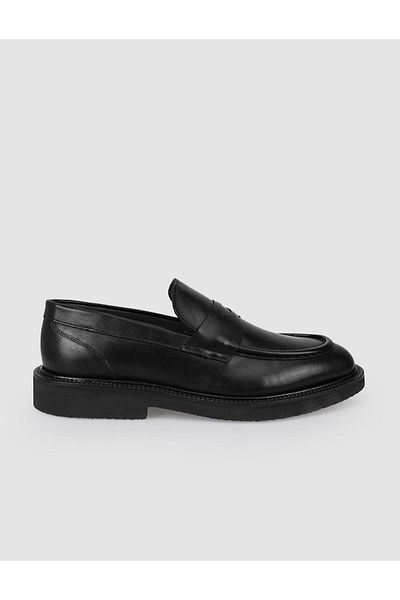 Cabani 100% Genuine Leather Black Men's Classic Shoes