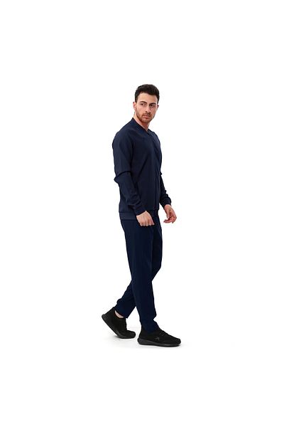 raru JUVENIS DARK BLUE Woven Tracksuit Set