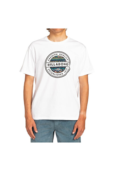 BİLLABONG Ανδρικό λευκό μπλουζάκι Rotor Fill Ss ΑΝΔΡΙΚΟ ΜΠΛΟΥΖΑ EBYZT00105