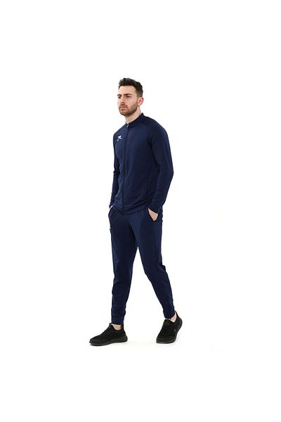 raru Full Zippered Bestia Navy Blue Tracksuit Set