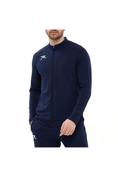 raru Full Zippered Bestia Navy Blue Tracksuit Set