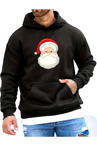 MODAVİBE Φούτερ με κουκούλα με θέμα τα Χριστούγεννα - Χιονάνθρωπος, με σχέδιο...