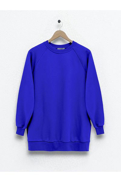Modamorfo Sweatshirt mit Rundhalsausschnitt und drei Fäden