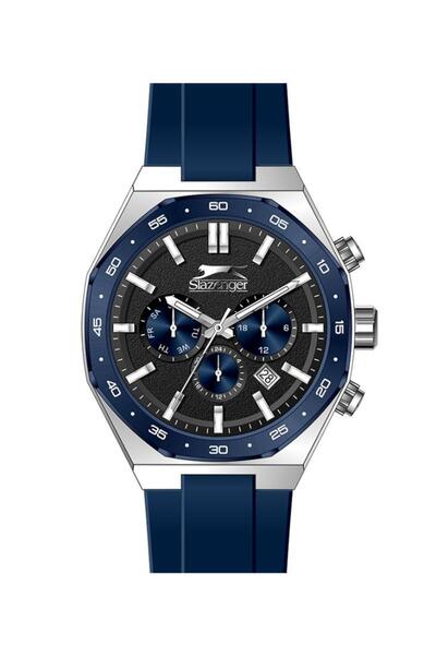 Slazenger Sl.09.2341.2.03 - 5 Atm Waterproof Sili with Day and Calendar Display