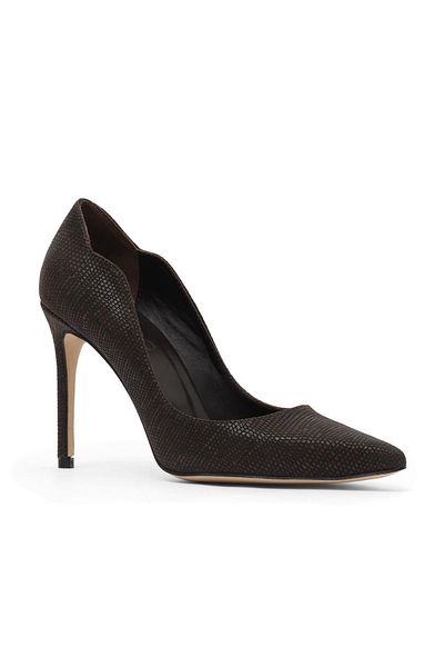 Bueno Shoes Кафяви дамски обувки на висок ток от кожа Lzd 30wg22090