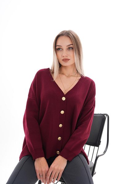 ŞİMAL Tricotaj de damă cu închidere cu nasturi Cardigan largi tricotat 245400   -