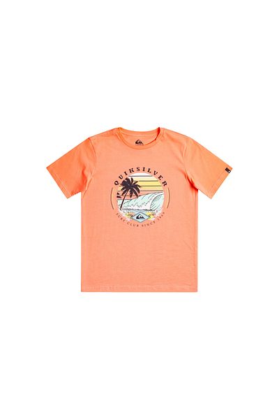 Quiksilver Μπλουζάκι για αγόρι Qssurfclub B Tees Coral