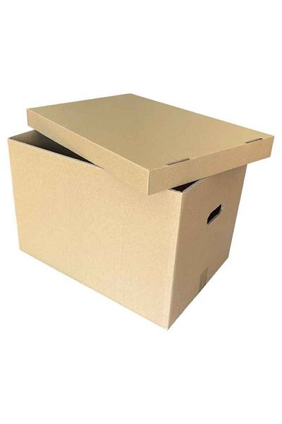 Kolicim 51x36x35cm Hand Handle Box - 22 Desi Box - Double Groove Archive Pendant - 5 Pieces