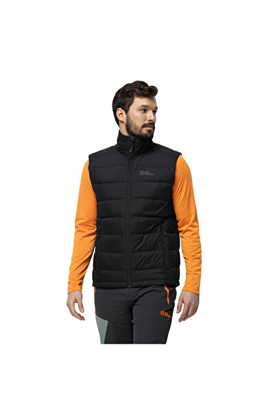 Jack Wolfskin Ather down Vest Men's Black Vest Men's Vest 1207691-6000