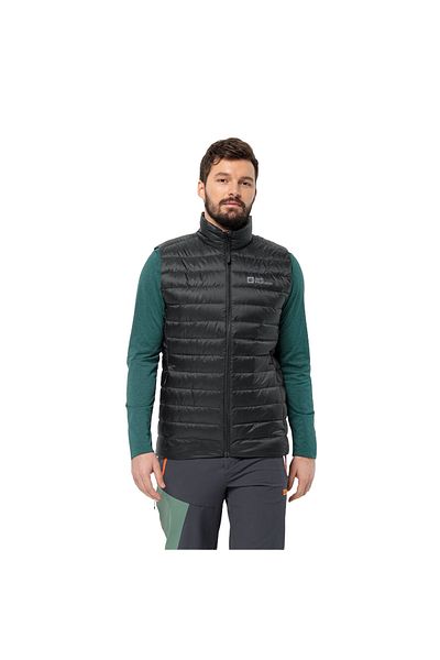 Jack Wolfskin Pilvi Down Vest Men's Black Gilet Men's Gilet 1207711-6000