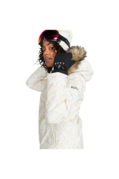 Roxy Jet Ski Women's White Snowboard Jacket Women's Snowboard Jacket Erjtj03429