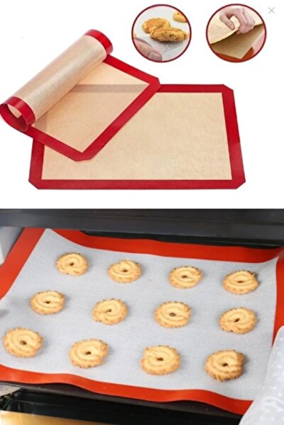 MasterCar Kendinden Yağlı Silikon Pişirme Ve Hamur Açma Matı Silpatı 30x40 Fı...