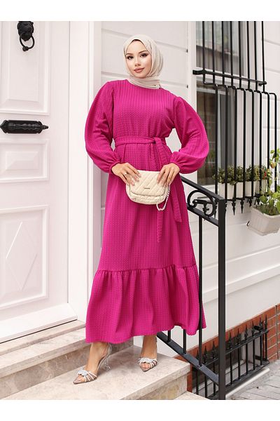 VAV Fuchsia Vav Patterned Dress