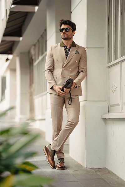 Guild Σετ με διπλό στήθος Jesus Beige