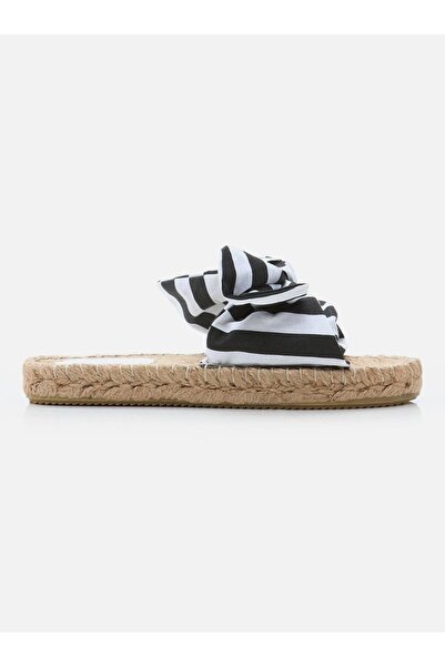 Su Espadril Yasmina Siyah Kadın Espadril Terlik