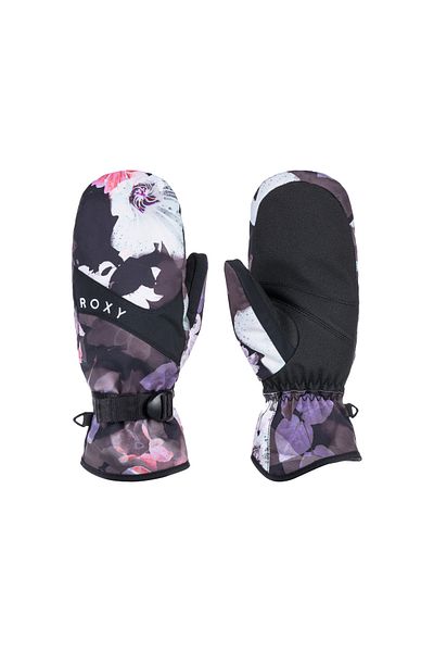Roxy قفازات Jetty Mitt النسائية السوداء قفازات نسائية Erjhn03238