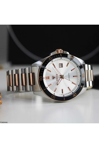 Fiesta Fs 600446   Automatic Men's Wrist Watch with Steel Band