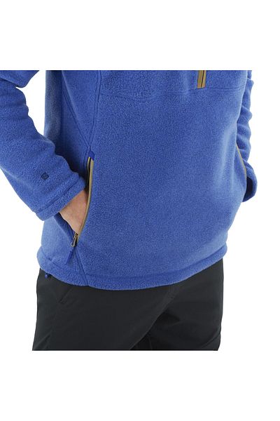 Salomon Chroma Fleece Pullov Hz Men's Blue Fleece Men's Fleece Lc2283900
