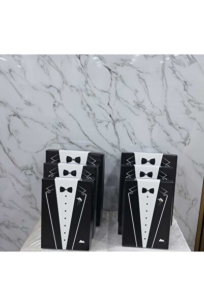 VK CAN MAĞAZALARI VK BÜYÜK BOY XXX-6 - Damat Bohçası - Damat Kutusu - Çeyiz Kutusu Sert Malzeme Hediye Seti 6'li Set