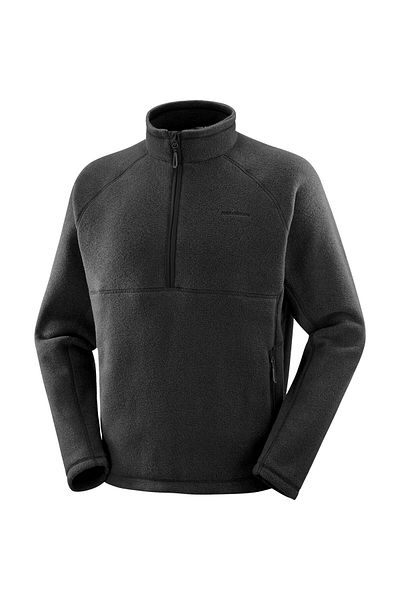 Salomon Chroma Fleece Pullov Hz Men's Black Fleece Men's Fleece Lc2283800