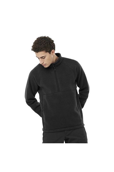 Salomon Chroma Fleece Pullov Hz Men's Black Fleece Men's Fleece Lc2283800