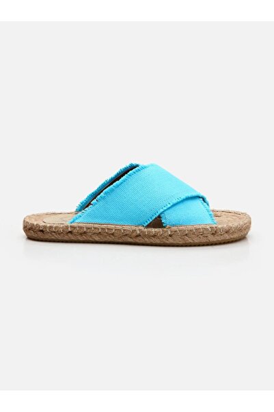 Su Espadril Kimo Turkuaz Kadın Espadril Terlik