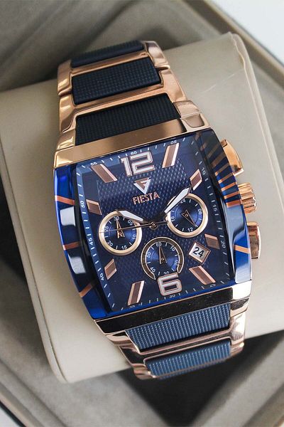 Fiesta Fs 600608   Men's Watch with Steel Band