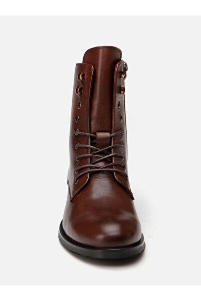 Su Espadril Holmes Koyu Taba Kadın Deri Bot