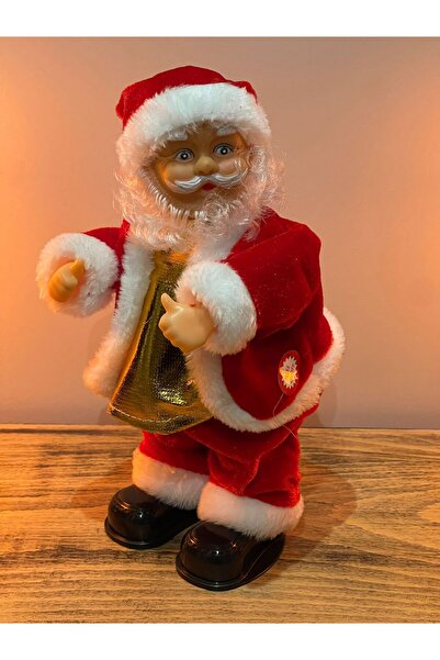 BENİMOLMALI 27 Cm Trump Dans Eden Noel Baba, Müzikli, Hareketli Noel Baba, Yılbaşı Oyuncak, Twerk Yapan