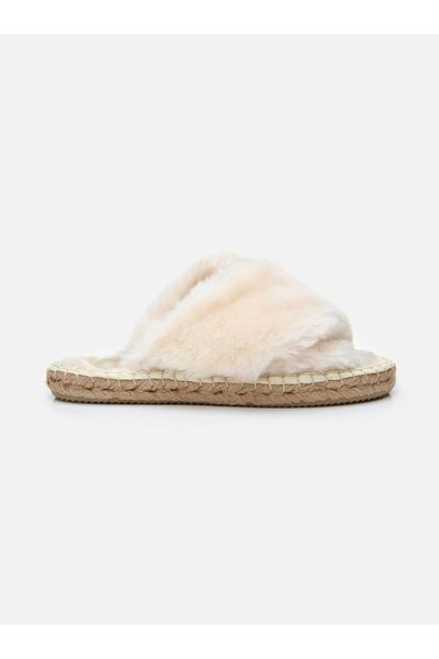 Su Espadril Angel Krem 1 Kadın Espadril Terlik