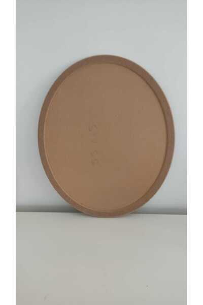 SERAP İSKENDER PAİNTİNG Oval Oyma Mdf Pano 65x55 Cm , 10 Mm Kalınlık