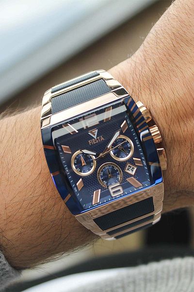 Fiesta Fs 600608   Men's Watch with Steel Band