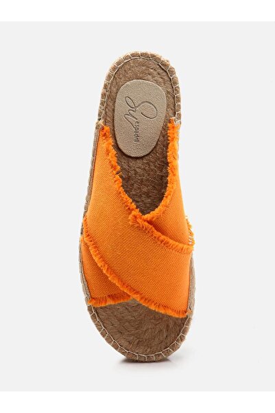 Su Espadril Kimo Turuncu Kadın Espadril Terlik