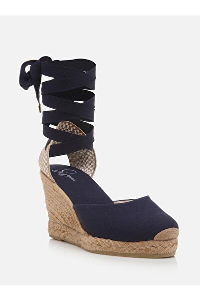 Su Espadril Kelly Lacivert Kadın Dolgu Topuklu Espadril