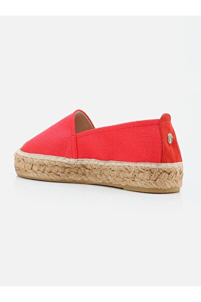 Su Espadril Nathalie Kırmızı Kadın Düz Espadril