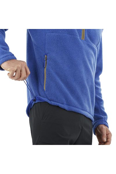 Salomon Chroma Fleece Pullov Hz Men's Blue Fleece Men's Fleece Lc2283900