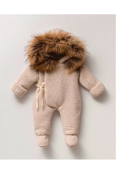 NİPERLAND Alahzıkbır Baby Organic Fur Jumpsuit