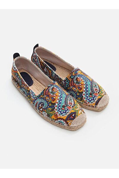 Su Espadril Tenny Sarı Şal Kadın Düz Espadril