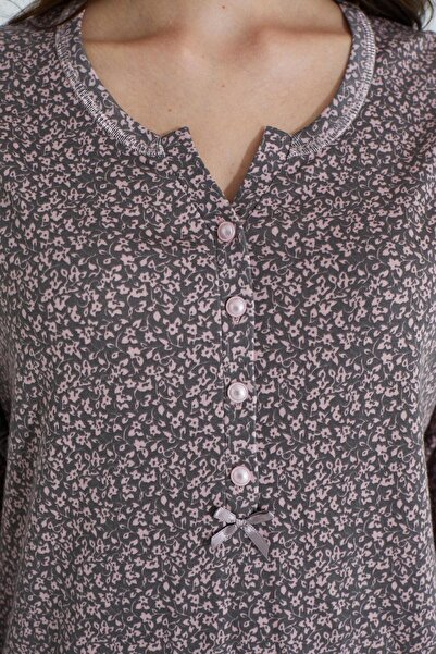 Etoile %100 Pamuk Uzun Kol Kadın Pijama Takımı